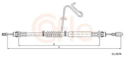 Trose, Stāvbremžu sistēma COFLE 11.5674