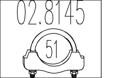 Соединительные элементы, система выпуска MTS 02.8145