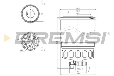 Топливный фильтр BREMSI FE0047