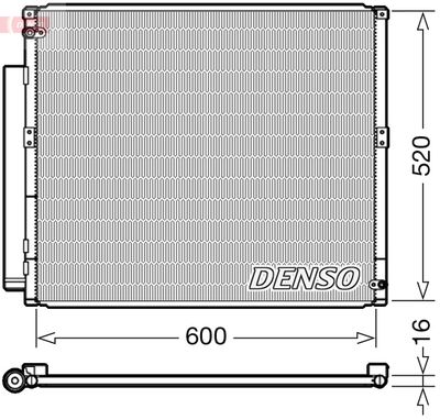 Конденсатор, кондиционер DENSO DCN50051