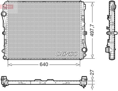 Radiators, Motora dzesēšanas sistēma DENSO DRM17076