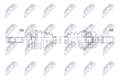 Приводной вал NTY NPW-PE-133
