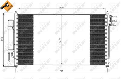 Конденсатор, кондиционер NRF 35878