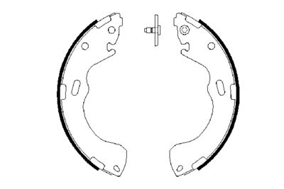 Комплект тормозных колодок BOSCH 0 986 487 631
