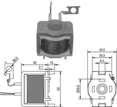 Ievilcējrelejs, Starteris MAGNETI MARELLI 940113050359