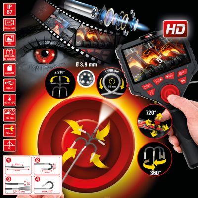 Videoendoskopa komplekts KS TOOLS 550.7580