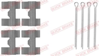 Piederumu komplekts, Disku bremžu uzlikas QUICK BRAKE 109-0981
