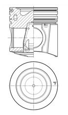 Virzulis KOLBENSCHMIDT 41078600
