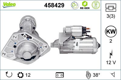 Starteris VALEO 458429