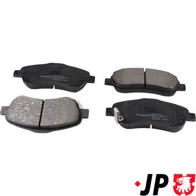 Bremžu uzliku kompl., Disku bremzes JP GROUP 4863602510