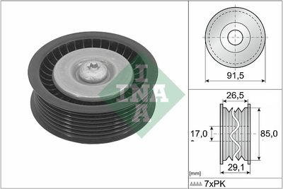 Parazīt-/Vadrullītis, Ķīļrievu siksna Schaeffler INA 532 1181 10