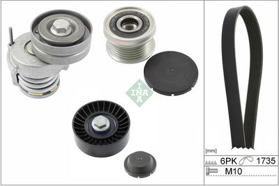 Ķīļrievu siksnu komplekts Schaeffler INA 529 0505 20