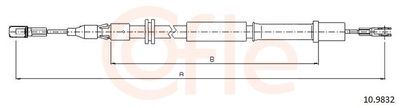 Тросик, cтояночный тормоз COFLE 92.10.9832
