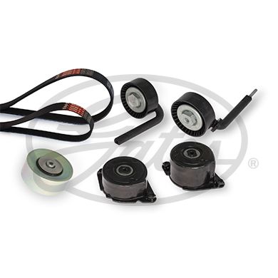 Ķīļrievu siksnu komplekts GATES K026PK2090