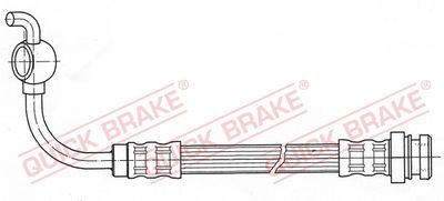Bremžu šļūtene QUICK BRAKE 50.047
