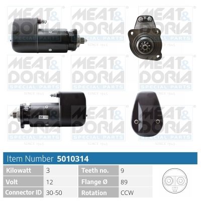 Starteris MEAT & DORIA 5010314