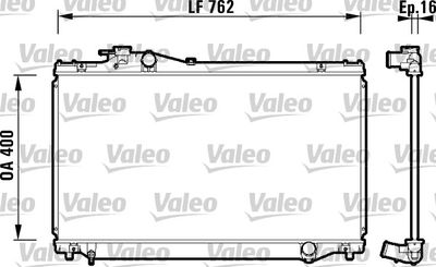 Radiators, Motora dzesēšanas sistēma VALEO 734173