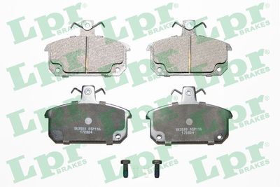 Bremžu uzliku kompl., Disku bremzes LPR 05P196