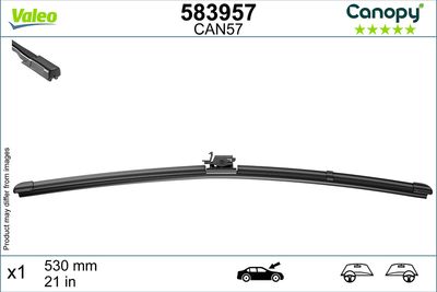VALEO 583957 Stikla tīrītāja slotiņa