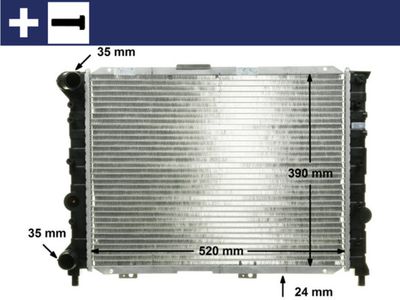 Radiators, Motora dzesēšanas sistēma MAHLE CR 519 000S