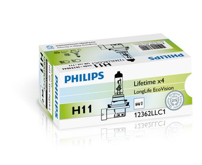 Лампа накаливания, фара дальнего света PHILIPS 12362LLECOC1