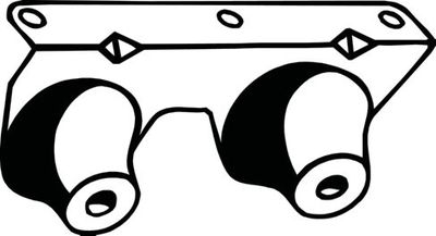 Резиновые полоски, система выпуска BOSAL 255-796