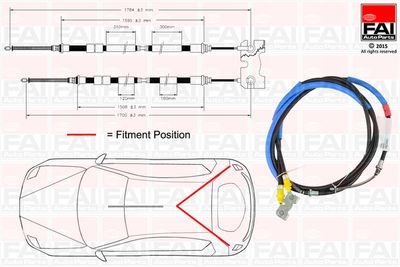 Trose, Stāvbremžu sistēma FAI AutoParts FBC0061