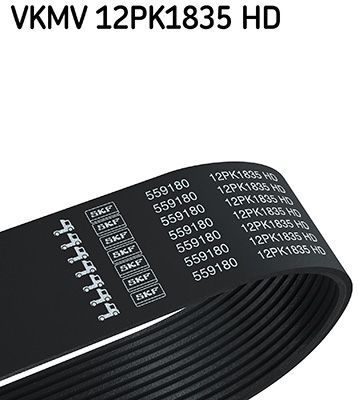 Ķīļrievu siksna SKF VKMV 12PK1835 HD
