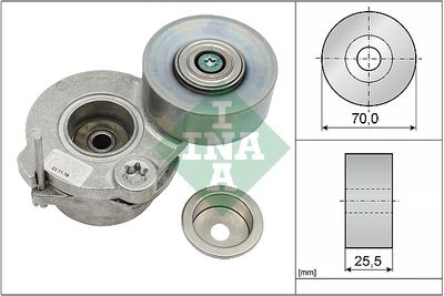 Siksnas spriegotājs, Ķīļsiksna Schaeffler INA 534 0672 10