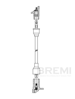 Провод зажигания BREMI 355/40
