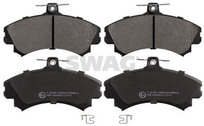 Bremžu uzliku kompl., Disku bremzes SWAG 55 91 6213