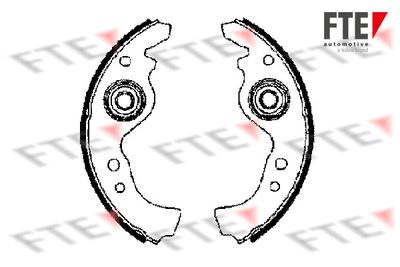 Bremžu loku komplekts FTE 9100000