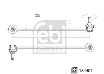 Stiepnis/Atsaite, Stabilizators FEBI BILSTEIN 184407