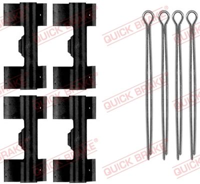 Piederumu komplekts, Disku bremžu uzlikas QUICK BRAKE 109-0952