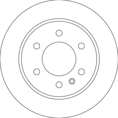 Bremžu diski TRW DF6596S