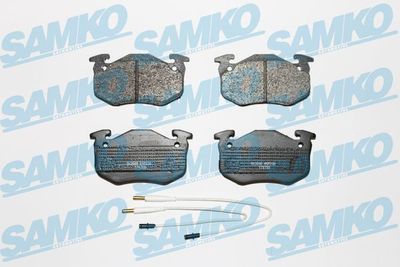 Комплект тормозных колодок, дисковый тормоз SAMKO 5SP230