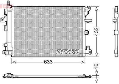 Конденсатор, кондиционер DENSO DCN33012