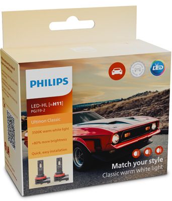 Kvēlspuldze, Tālās gaismas lukturis PHILIPS 11362U2510C2