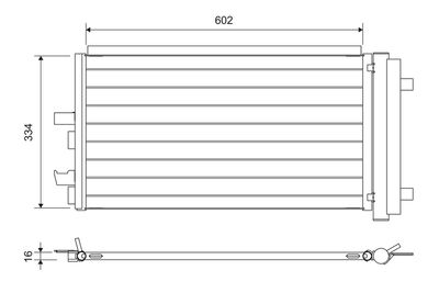 Конденсатор, кондиционер VALEO 822752