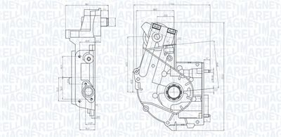 Масляный насос MAGNETI MARELLI 351516000098