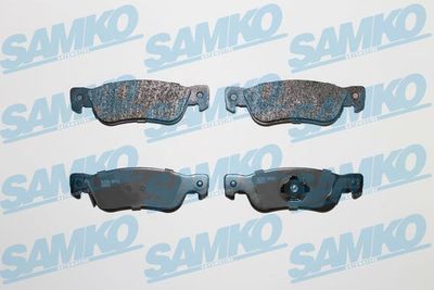 Комплект тормозных колодок, дисковый тормоз SAMKO 5SP052