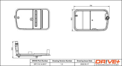 Hidrofiltru komplekts, Automātiskā pārnesumkārba Dr!ve+ DP1110.14.0017