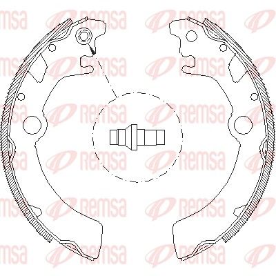 Тормозные колодки REMSA 4116.00