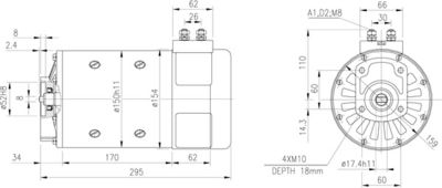 Elektromotors MAHLE MM 82