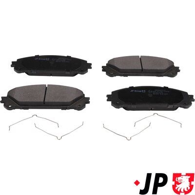 Bremžu uzliku kompl., Disku bremzes JP GROUP 4863607510