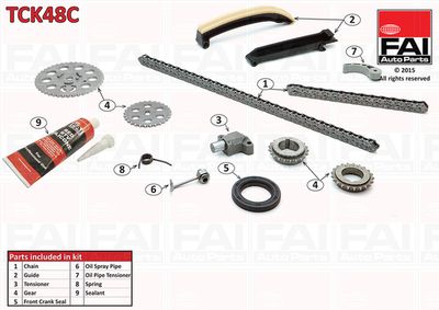 Комплект цели привода распредвала FAI AUTOPARTS TCK48C