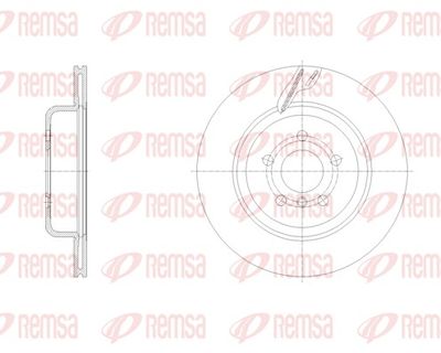 Тормозной диск REMSA 62128.10