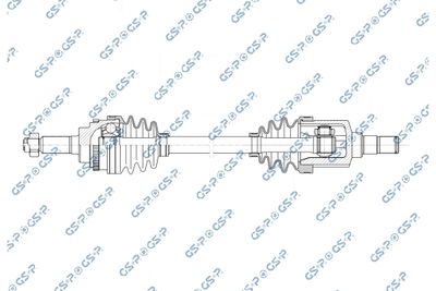 Приводной вал GSP 257070