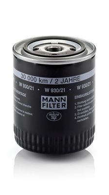 Масляный фильтр MANN-FILTER W 930/21