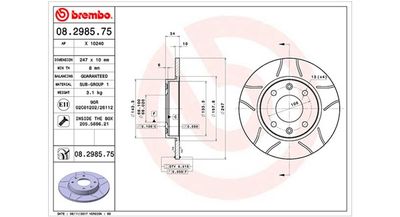 Тормозной диск MAGNETI MARELLI 360406040405